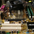 LGA775 マザーボード （CPU&クーラー＆メモリ2GB付き)