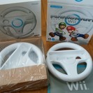 任天堂 Nintendo Wii ハンドル マリオカート 2個セ...