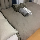 ニトリセミダブルベッド（足つきマットレス）+ 寝具セット