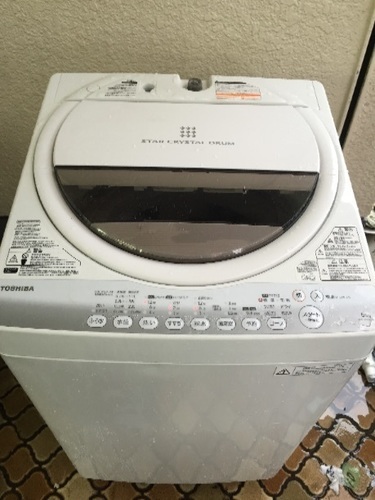 値下げ！2014年  TOSHIBA 6kg 洗濯機
