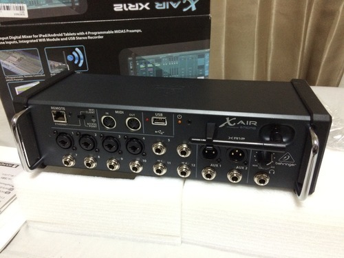 WIFIミキサー BEHRINGER X AIR XR12 今年4月6日購入 MIDASマイクプリ内臓