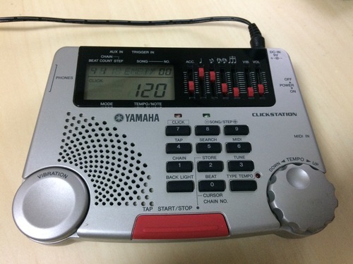 YAMAHA CLICKSTATION / ドラムや楽器のテンポキープの練習に!!