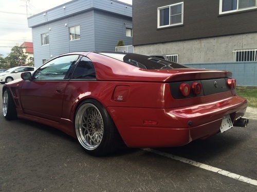 ワイドフェンダー公認ローダウン 車高調 ダクトブリスターフェンダー深リムssrメッシュワンオフテール廻りｔバールーフ大幅値下げ 社外 ワンオ Max3104 砂川のフェアレディzの中古車 ジモティー