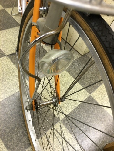 [3054]中古自転車　リサイクル自転車　シティサイクル　ママチャリ　26インチ　内装3段変速　ローラーブレーキ　オレンジ