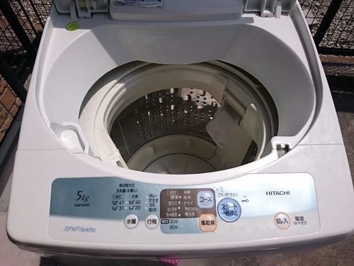 2007年製 日立 5kg 全自動洗濯機