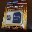 [取引終了]　本物 SUPER TALENT micro SDX...