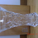 カガミ・クリスタル　カットガラス花瓶