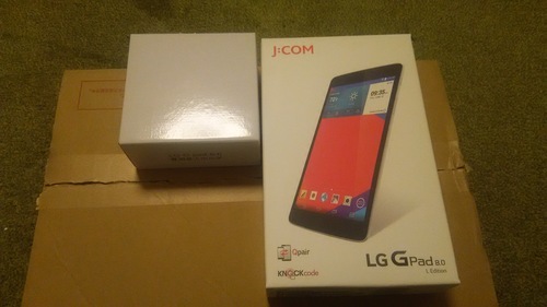 j:comタブレット　lg g pad 8 L edition 新品