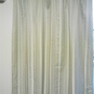 中古カーテン（掃出し窓用）遮光カーテン・レースカーテン４枚組