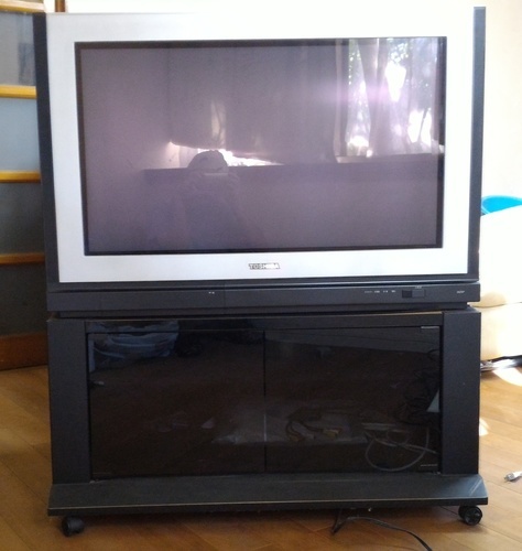東芝ワイドテレビFACE 36Z6P ブラウン管テレビ テレビ台付き (tenten ...