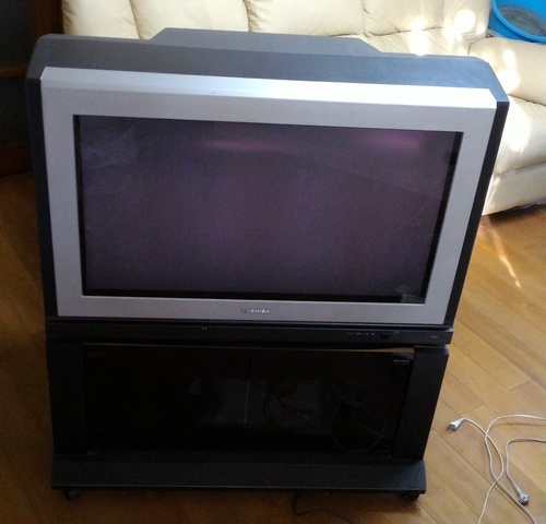 東芝ワイドテレビFACE 36Z6P ブラウン管テレビ テレビ台付き(投稿ID : 1mmde)