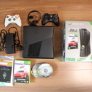 XBOX360 （250GB Black)　＋　ゲーム（およそ２...