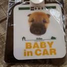 baby in carの車用ステッカー