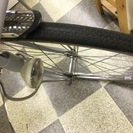 [2579]中古自転車　リサイクル自転車　ブリヂストン　ママチャリ　26インチ　シングル　シルバー