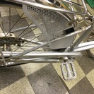 [2579]中古自転車　リサイクル自転車　ブリヂストン　ママチャリ　26インチ　シングル　シルバー