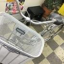 [2579]中古自転車　リサイクル自転車　ブリヂストン　ママチャリ　26インチ　シングル　シルバー