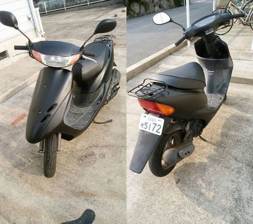 お取引終了しました。ライブディオAF34マッドブラックです。