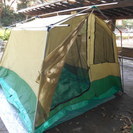 【取引終了】組立式家型テント　ゆったり４人用