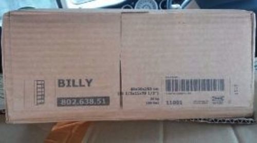 【値下げ】新品未開封  IKEA  本棚　ホワイト　白　BILLY