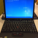 名機　IBM ThinkPad X40　Ｂ5サイズ　ウルトラベース付　交換用モニター付き　逸品