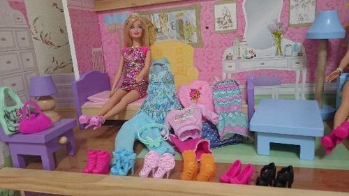 ☆三階建ドールハウス☆KidKraftキッドクラフト☆バービードール＆家具