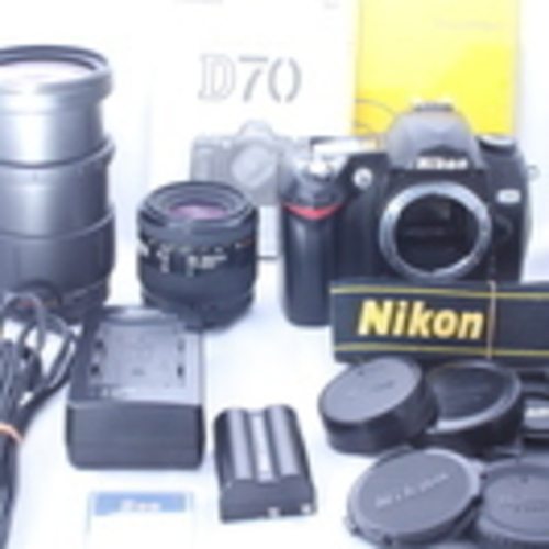 ★★★完売★★★　　★安心★初心者入門セット NIKON ニコン D70 超望遠ダブルレンズセット　●安心保障●