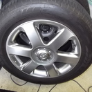 日産エルグランド E-51 夏タイヤ 純正アルミ4本セット！美品！バリ山！