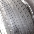 日産エルグランド E-51 夏タイヤ 純正アルミ4本セット！美品！バリ山！