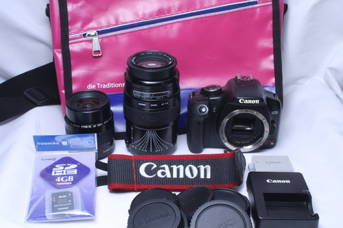 ★★★完売★★★　　★入門者応援★極上品 Canon キャノン EOS Kiss X2 レンズ２本 バッグ付　＃26