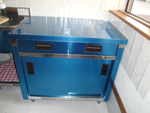 【業務用/新品同様】 東製作所  引き出し付き調理台 ACO-900H W900×D600×H800mm