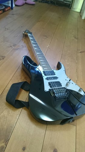 Ibanez アイバニーズ エレキギター RG350EXZ ケース付 ブラック