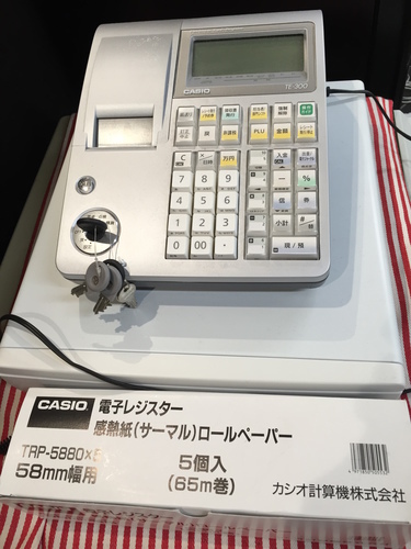 【美品】電子レジスターをお譲りします。製品名CASIO TE-300