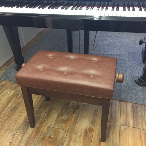 新古品　高低自在ピアノ椅子　ブラウン（本店展示中）