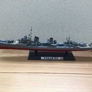 タミヤ 日本駆逐艦模型 雪風（組立済み、台座付き）