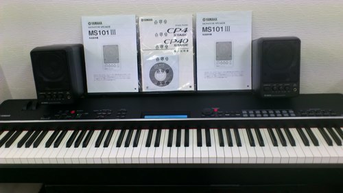 中古 YAMAHA ヤマハ 電子ピアノ CP4 STAGE 2015年製 MS101III2台