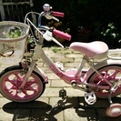14インチ　子供用自転車　ハードキャンディージュエリー　ピンク