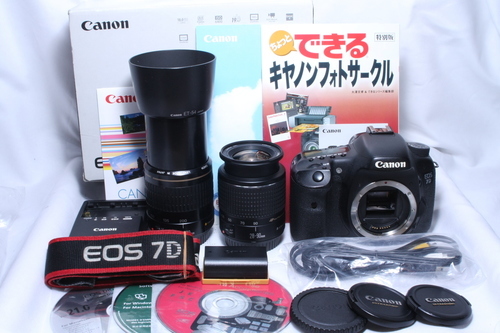 ★★★完売★★★　　【憧れのプロ機】実践セット★Canon キャノン EOS 7D 豪華レンズ2本付　＃31