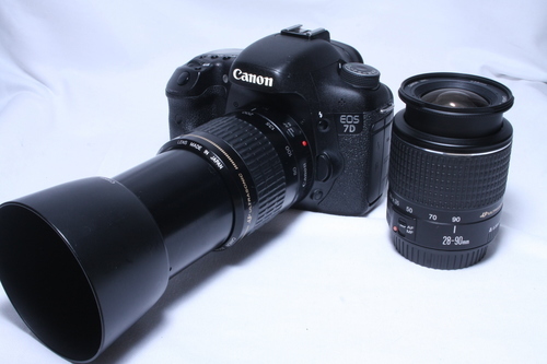 キヤノン Canon EOS 7D Mark II 単焦点&標準&超望遠トリプルレンズ