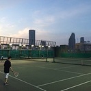休日テニス