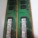 2GB×２＝合計4GB　サムスン メモリ PC2-6400U S...