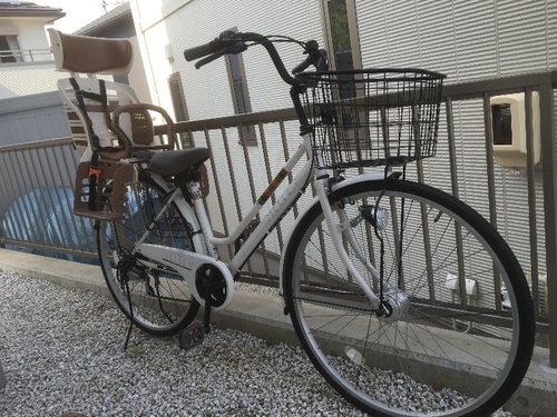 自転車 子供用シート付き
