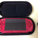 PSP-3000 RED ソフト３本付き