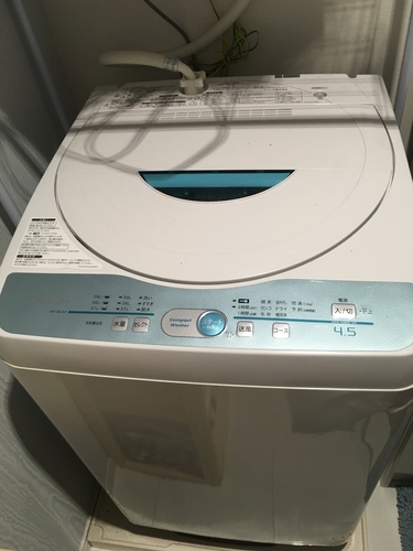 洗濯機(SHARP ES-GL 4.5)取りに来ていただける方にお譲りします