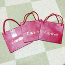 カルティエ☆ショッパー☆紙袋3枚セット
