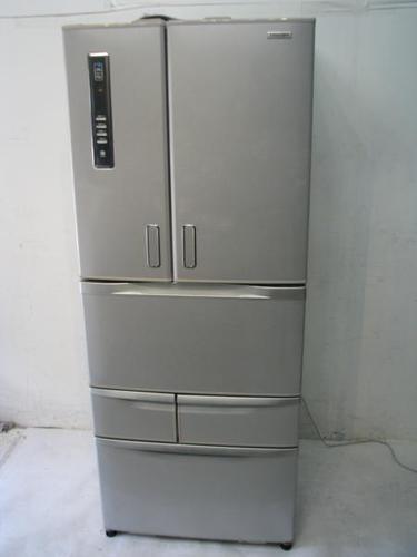 冷蔵庫 TOSHIBA 東芝 471L 6ドア GR-D47F シルバー 2011