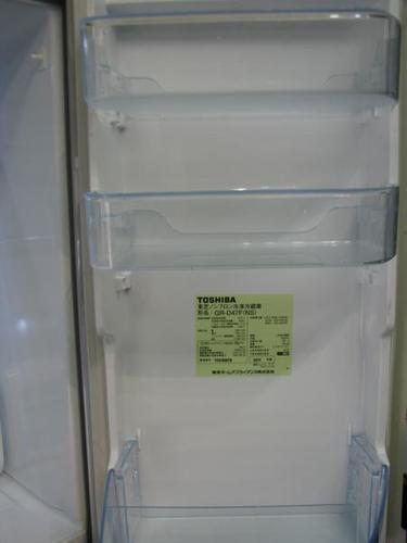 冷蔵庫 TOSHIBA 東芝 471L 6ドア GR-D47F シルバー 2011