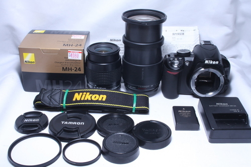 ★★★完売★★★　　極少ショット648回★新品級 Nikon ニコン D3100 Wレンズ★ #40