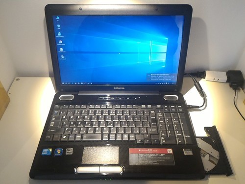 (お取引中）Core-i3搭載Windows10 ﾒﾓﾘ4GB/i3/HDD160GB/DVD-RW/無線LAN/Libre Office [東芝 Dynabook EX55/LBL]