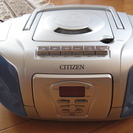 CITIZEN CDラジオカセットレコーダー