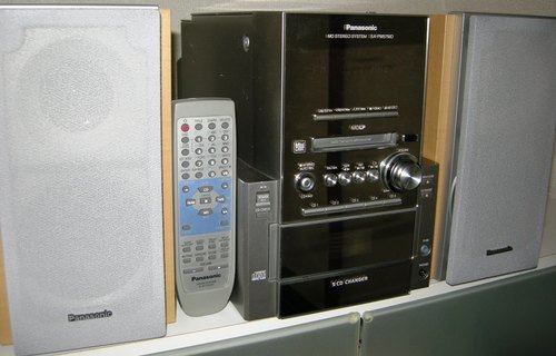 パナソニックミニコンポ　5CDチェンジャー